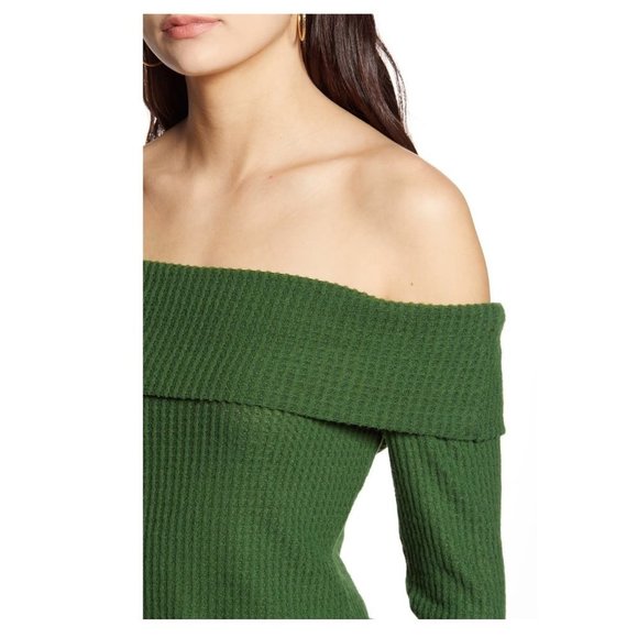 BP Off the Shoulder Knit Top - Picture 2 of 8